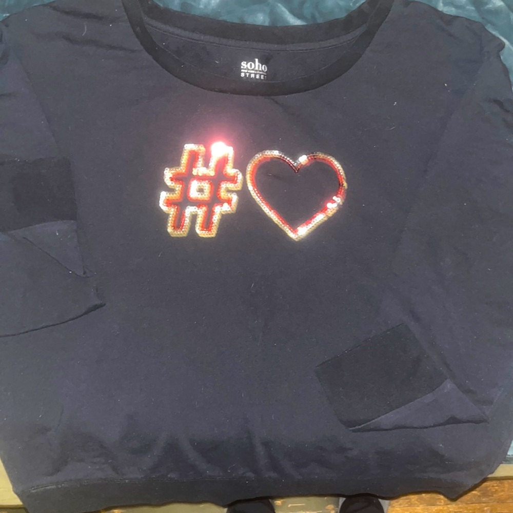 Large Soho Street Heart Sweater